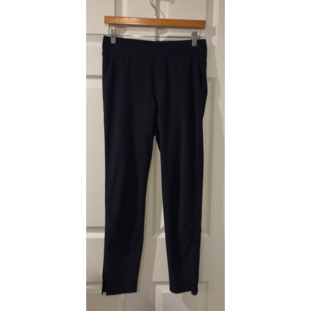 Athleta Brooklyn Ankle Pant Womens 2 Navy Blue Stretch Travel Work Pants